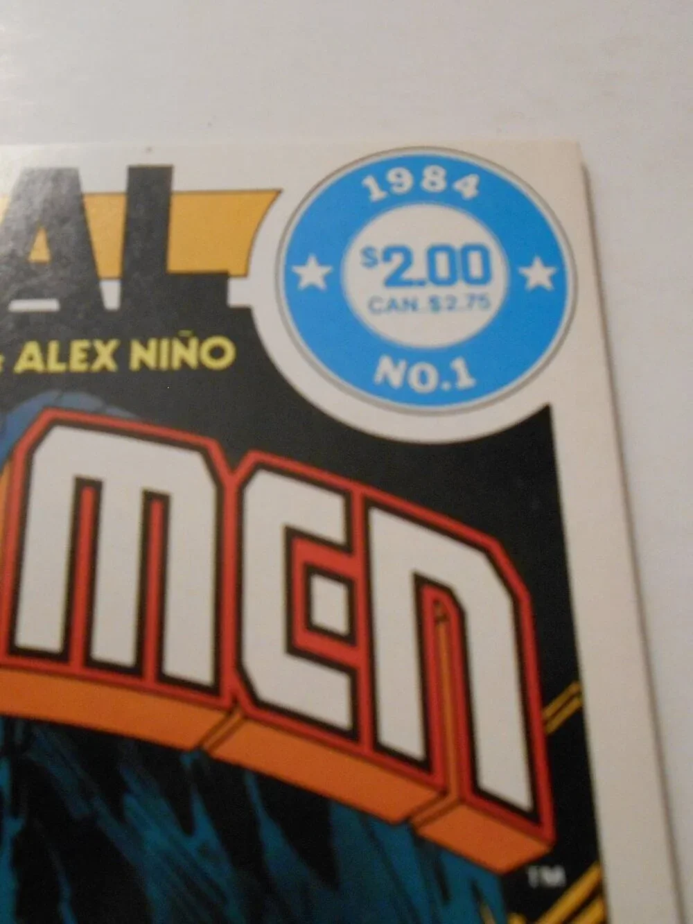 OMEGA MEN ANNUAL # 1 By Doug Moench Inks by Alex Nino Cover by Tod Smith